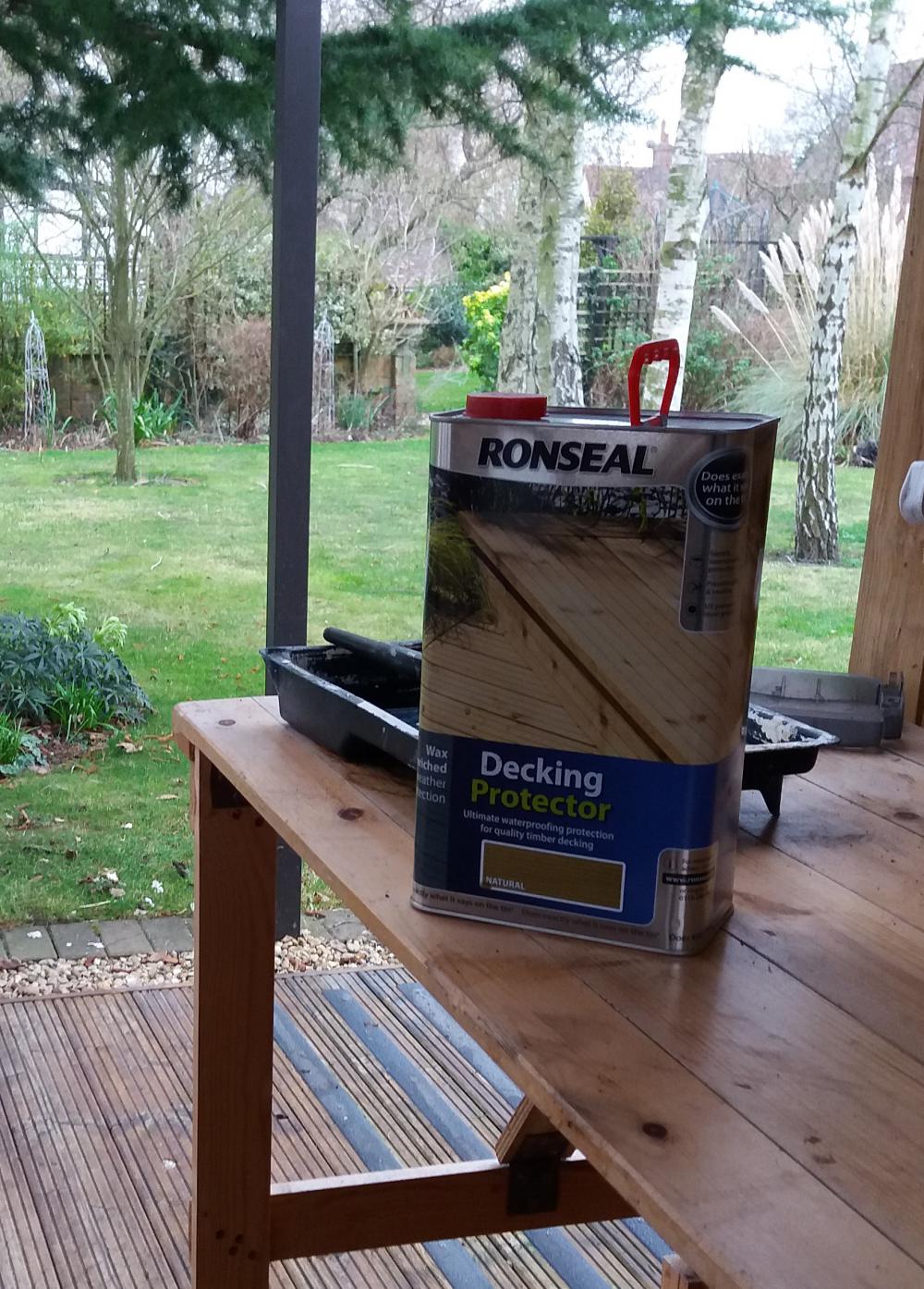 Preserve and protect decking