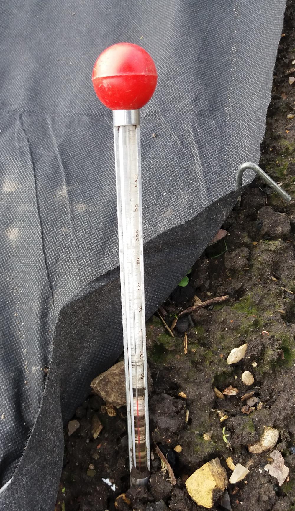 A soil thermometer can help with planting times