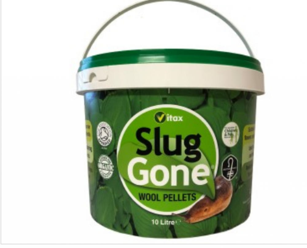 Use 'slug wool' to control slugs and snails